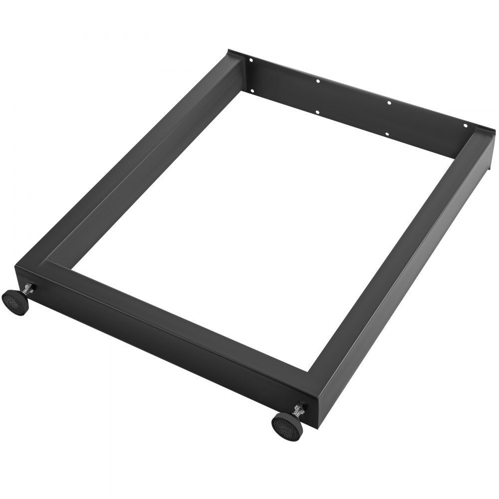 Set of 2 Country Style Black Steel Legs for Dining and Office Tables, Benches, and DIY Furniture Projects, 28x23 Inches