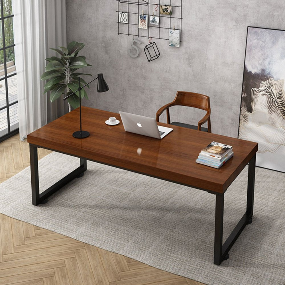 Sturdy Black Metal Steel Table Legs Set for Dining and Office Furniture - 31x23 Inch Country Style DIY Desk and Bench Legs (Set of 2)