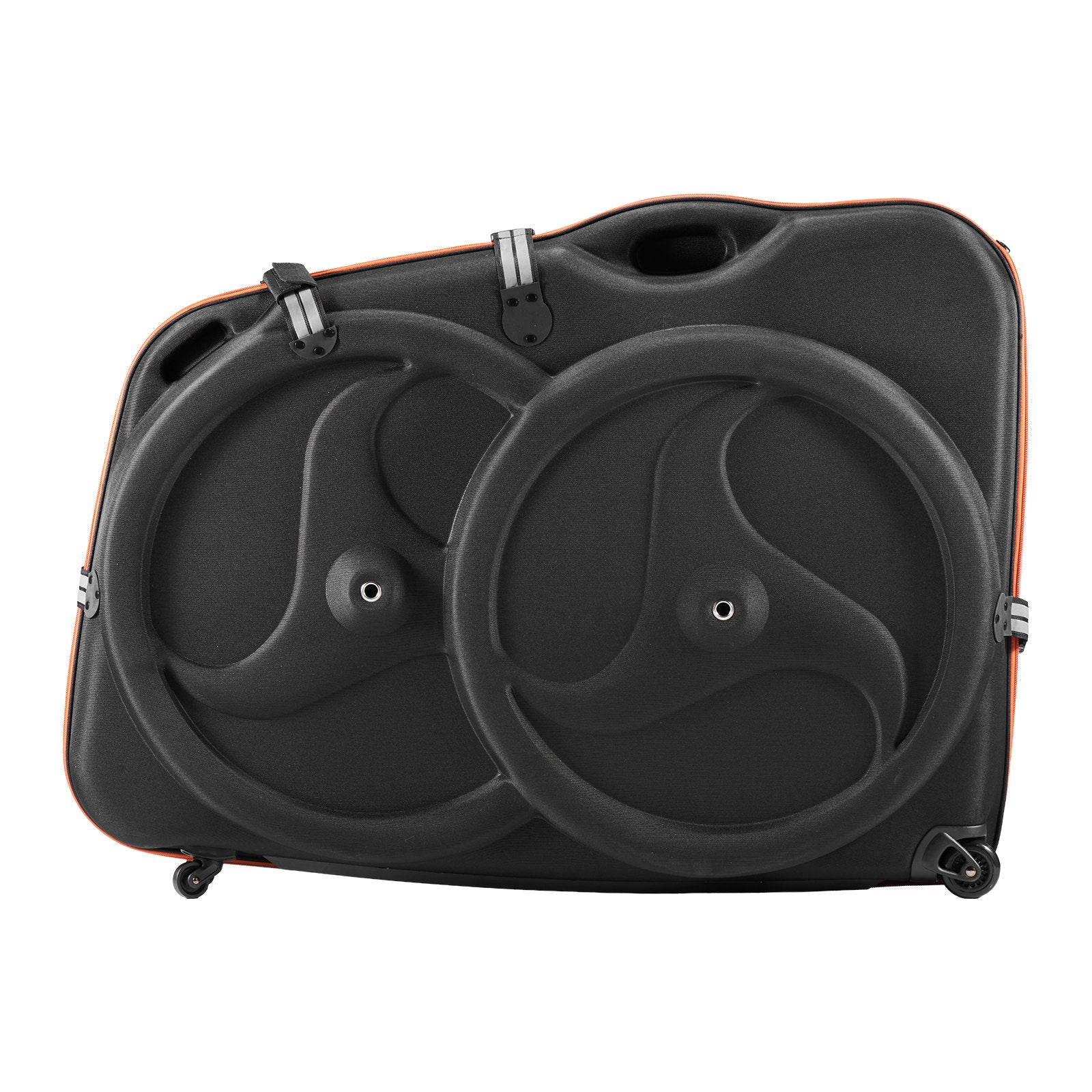 Premium Bike Travel Case with EVA Hard Shell, TSA Lock, Dual Zipper, and Wheels for 700C Road Bikes - Durable Bicycle Bag for Air Travel