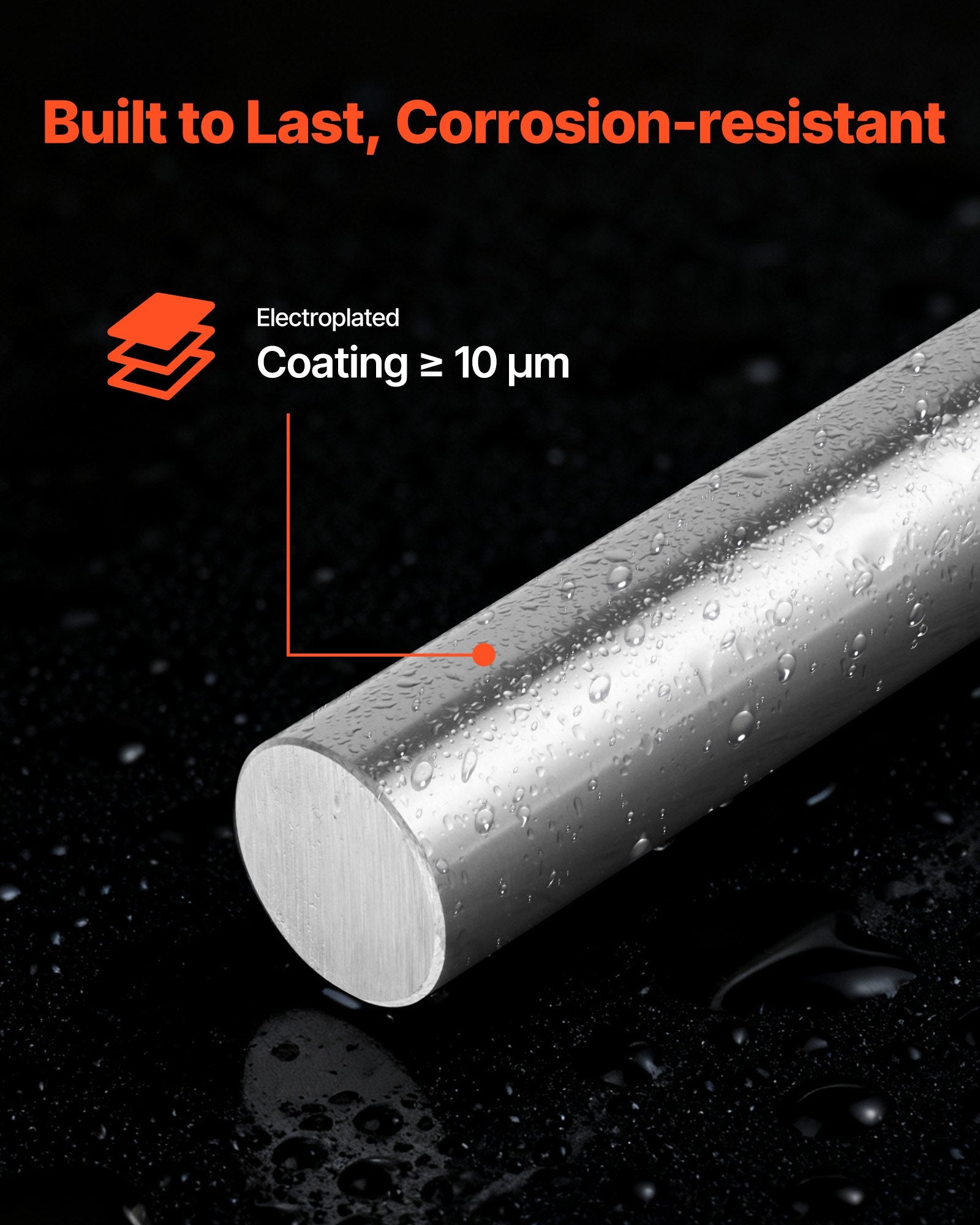 2PCS High Precision Linear Motion Rods, 20mm x 1200mm, SFC20 Carbon Steel Shafts, Anti-Rust, Ideal for CNC Cutting, Grinding, Milling, Drilling Machines