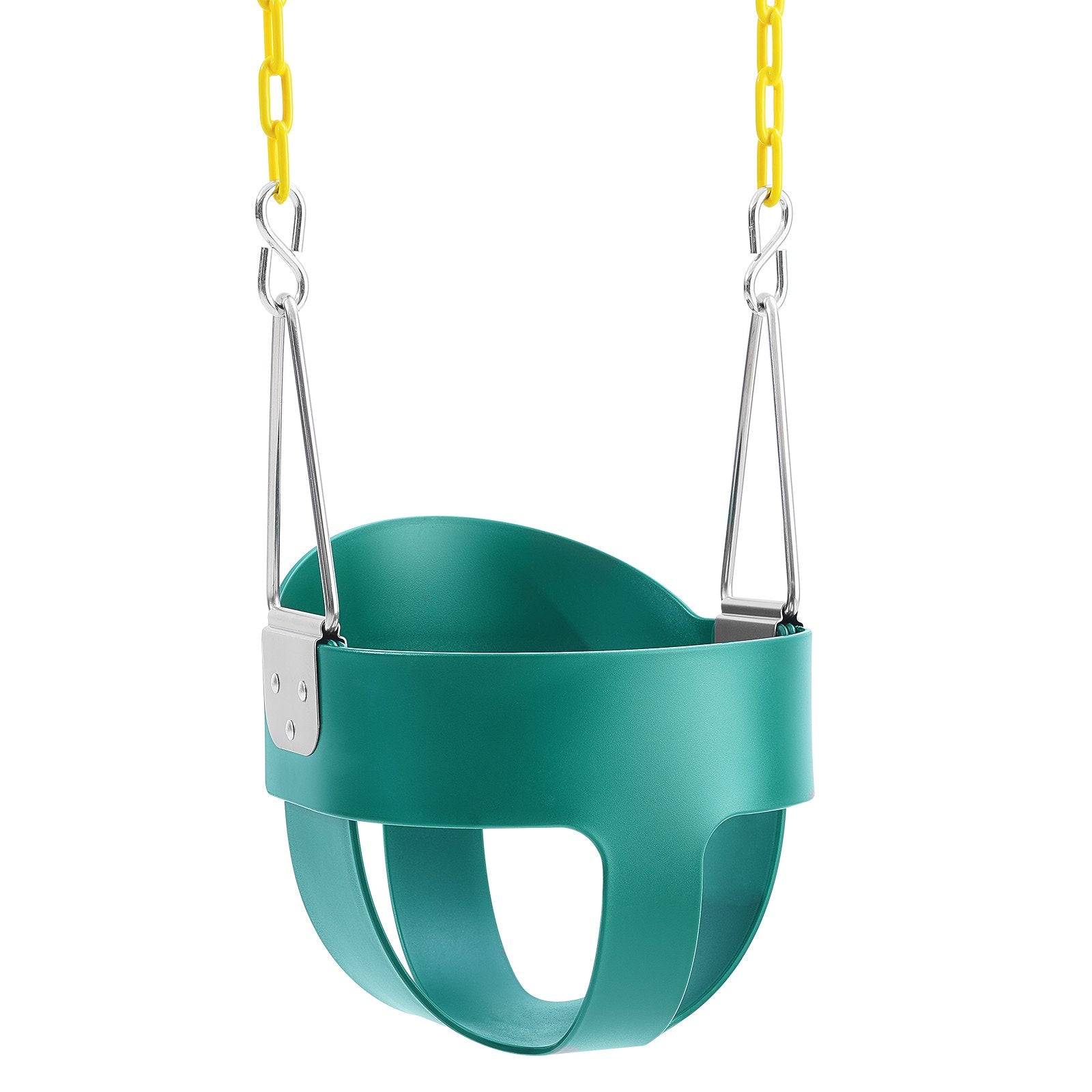 High Back Toddler Swing Seat with Coated Chains & Carabiners, 150 lbs Capacity, Fully Assembled for Indoor & Outdoor Fun, Ages 3+