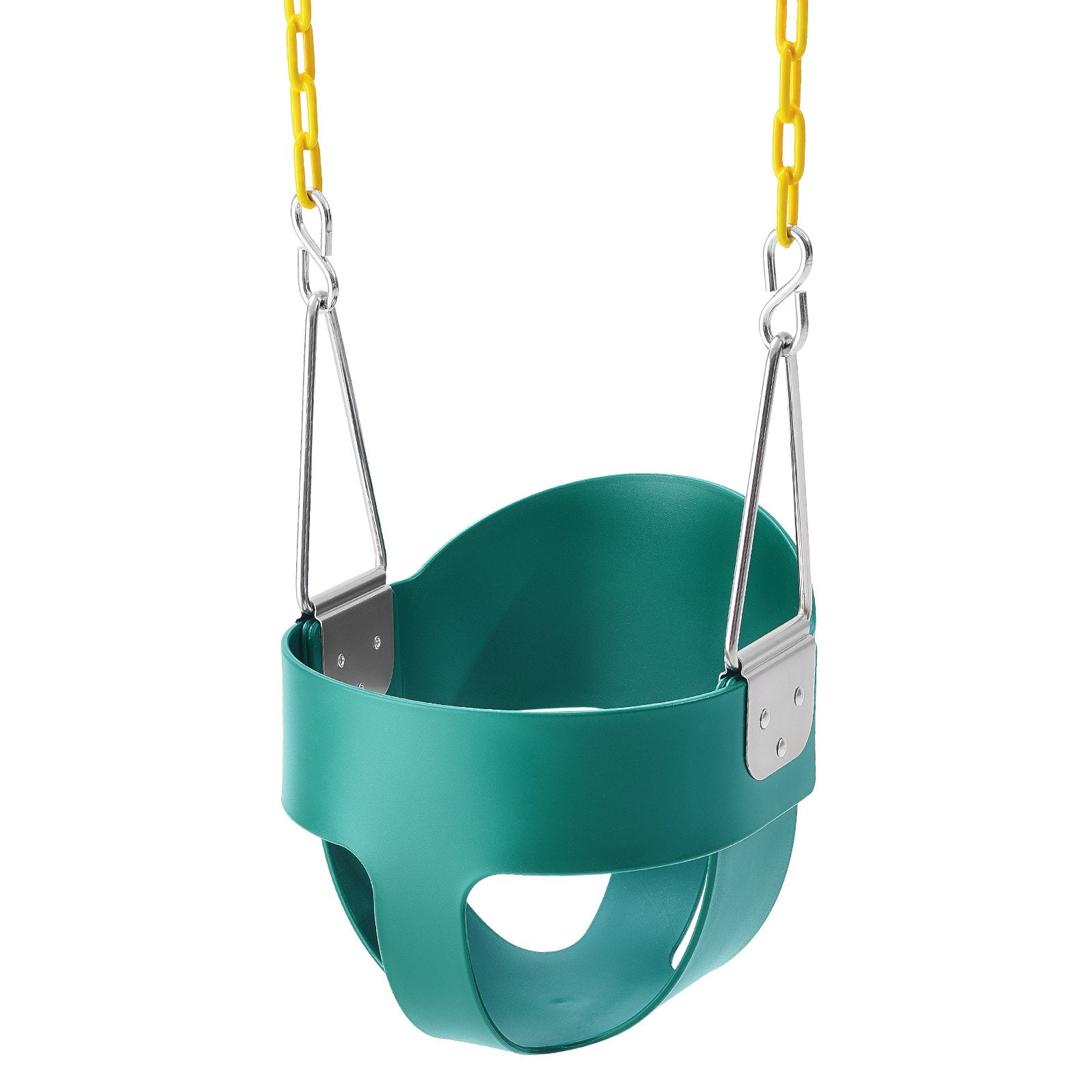 High Back Toddler Swing Seat with Coated Chains & Carabiners, 150 lbs Capacity, Fully Assembled for Indoor & Outdoor Fun, Ages 3+