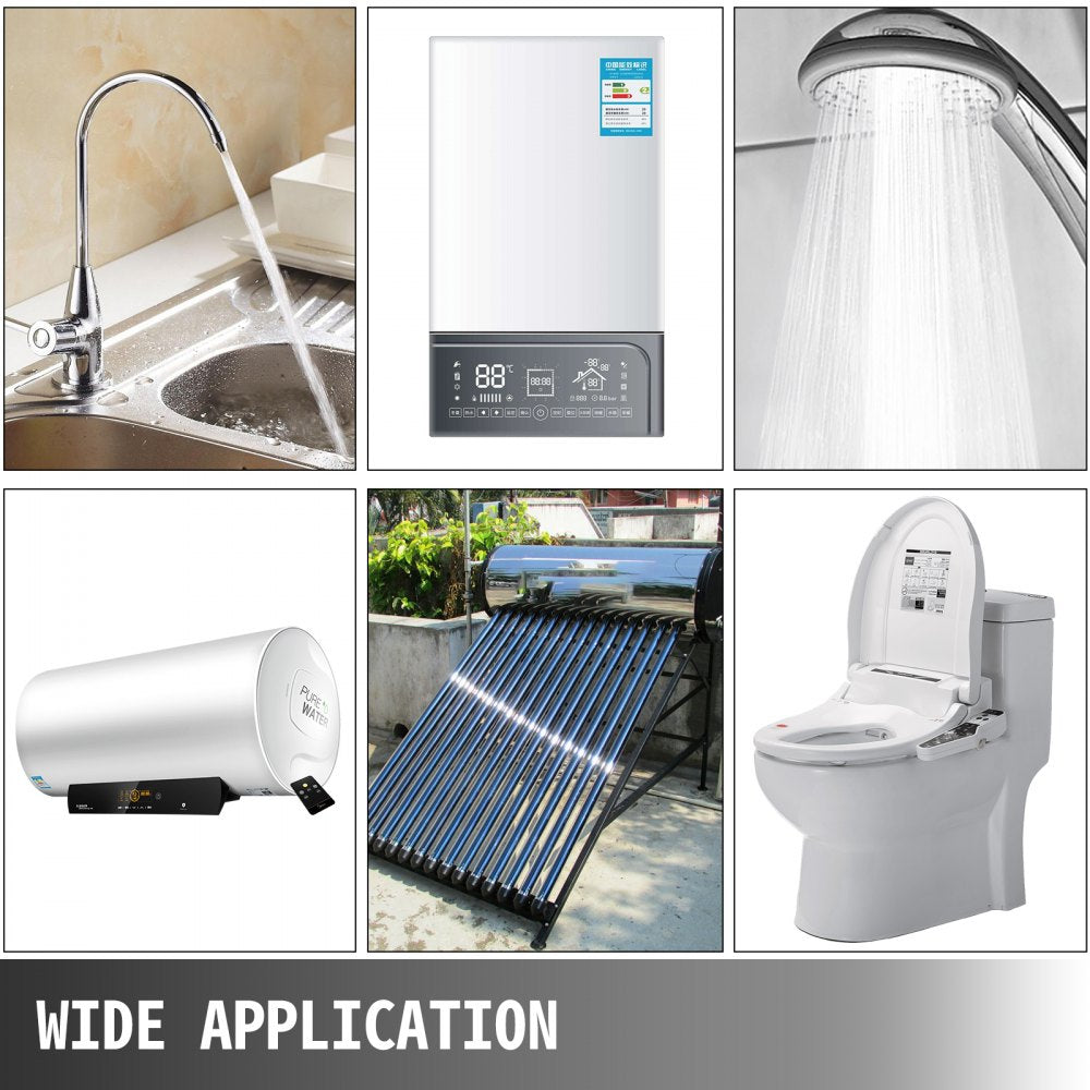 High-Efficiency 93W Water Circulator Pump with 3-Speed Control and Brass Fittings for Electric Water Heater Systems, 9.5 GPM, 110V, NPT 3/4" Connections