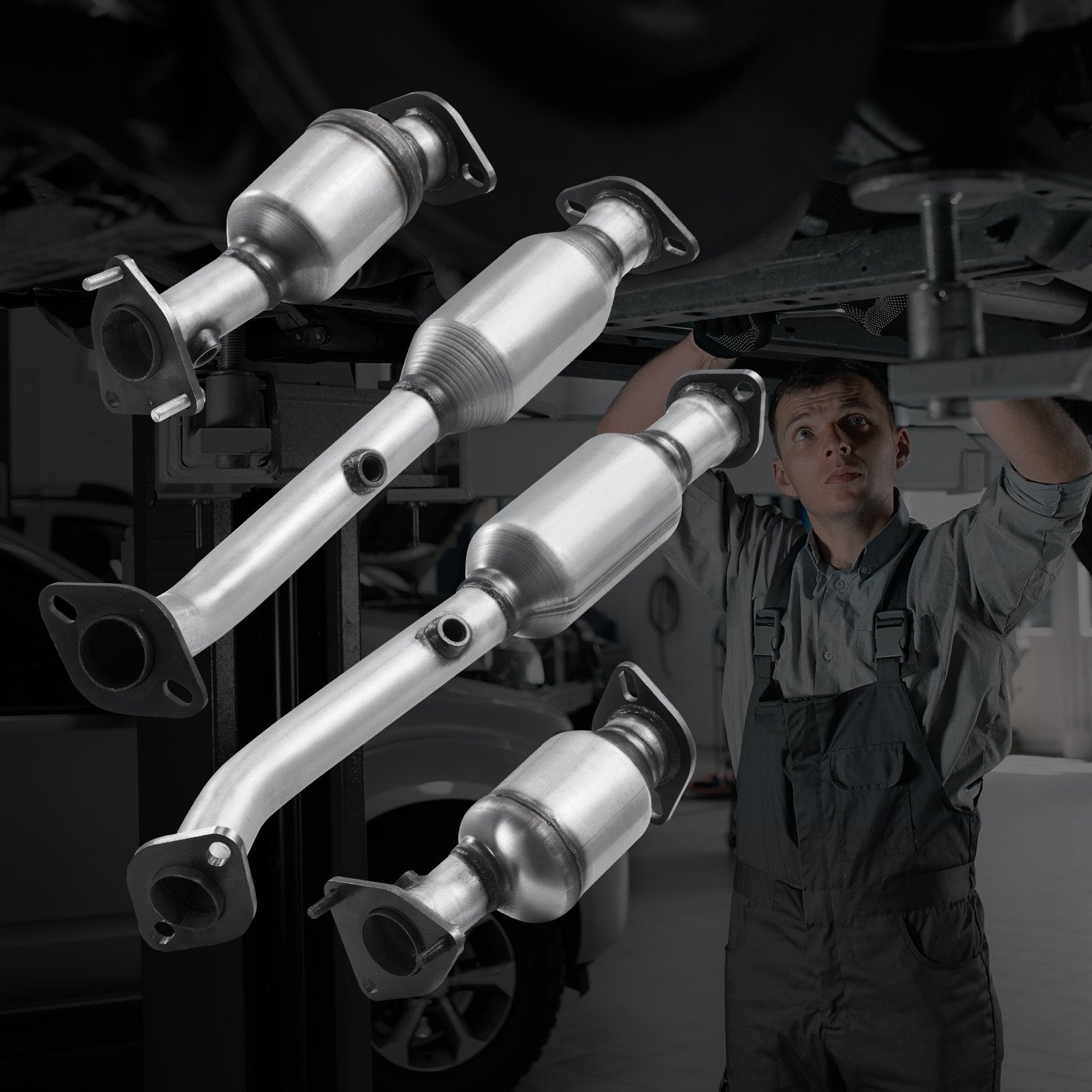 Catalytic Converter for Nissan & Suzuki 4.0L V6: Front, Rear, Left, Right Replacement OE 16399 - Durable, Efficient, OBD III Compliant