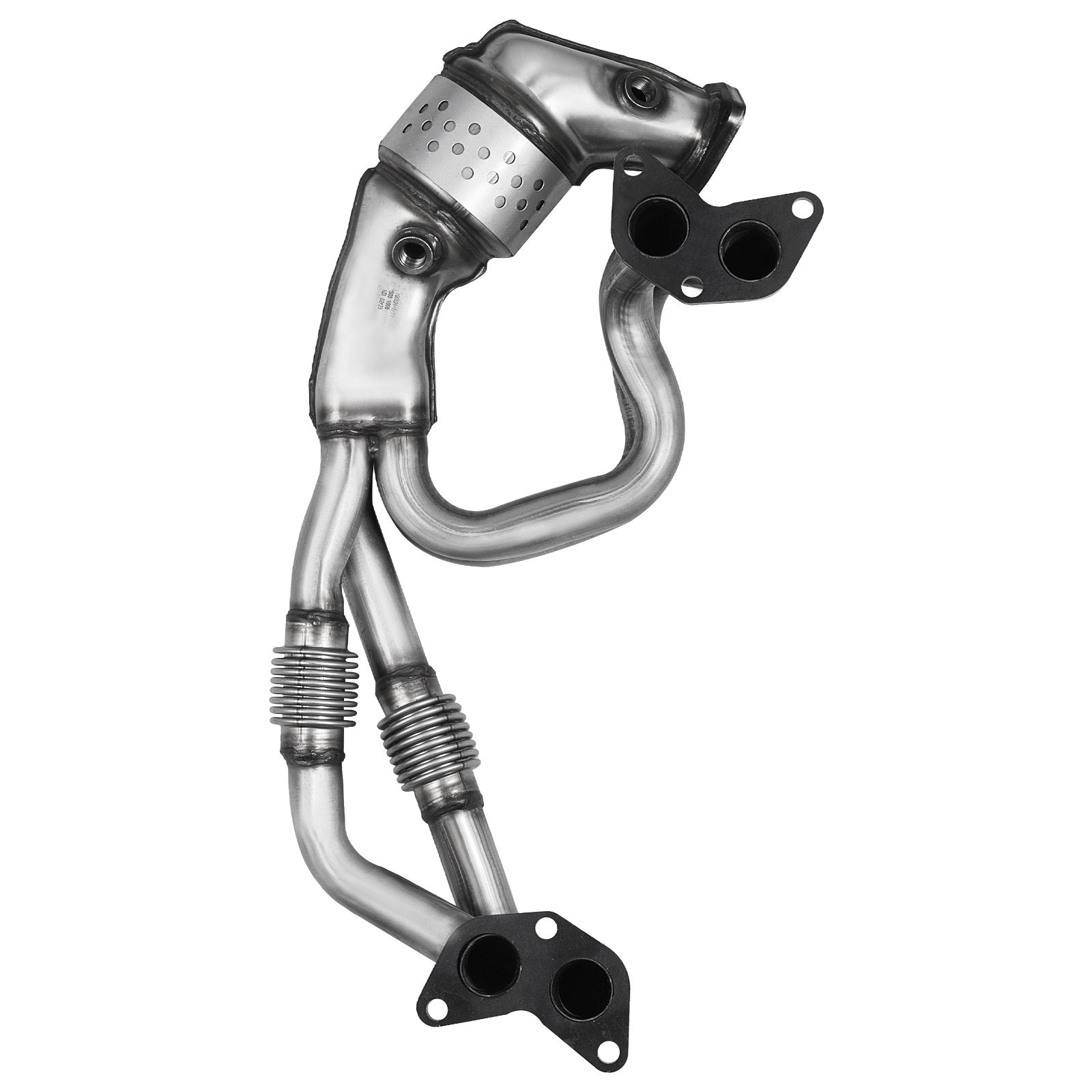 Stainless Steel High Flow Catalytic Converter for Subaru & SAAB 9-2X, 2.5L H4, Front - Efficient Exhaust Gas Purification, OE 16564 Replacement