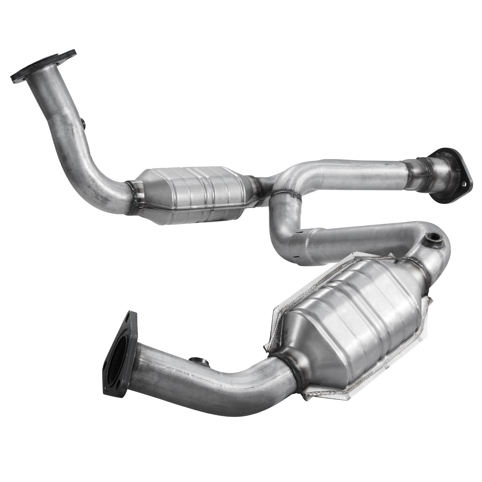 Catalytic Converter for Cadillac & Chevy V6/V8 - Front/Left/Right OE 15756278, OBD III, High Efficiency, Durable Silver Replacement