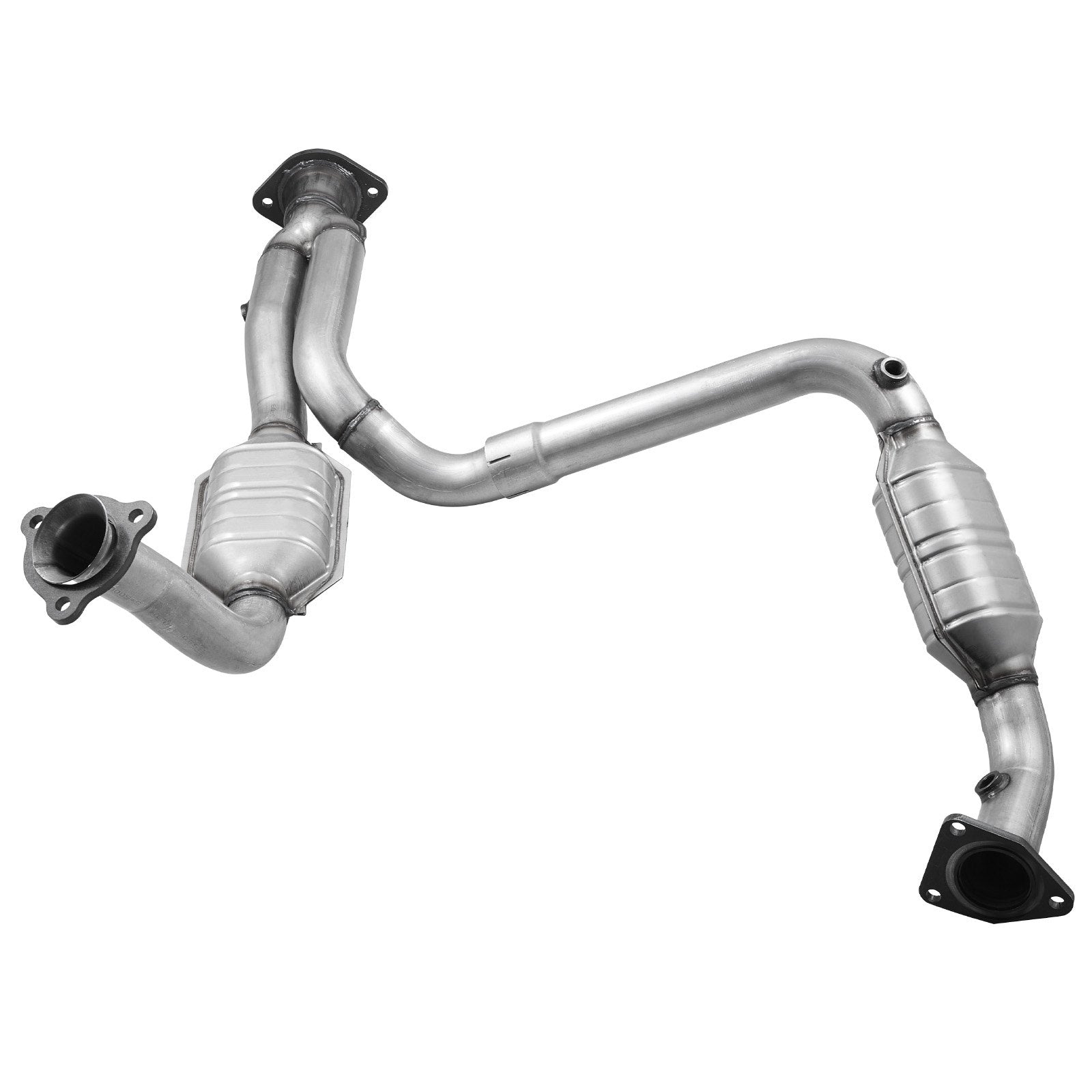 Catalytic Converter for Cadillac & Chevy V6/V8 - Front/Left/Right OE 15756278, OBD III, High Efficiency, Durable Silver Replacement