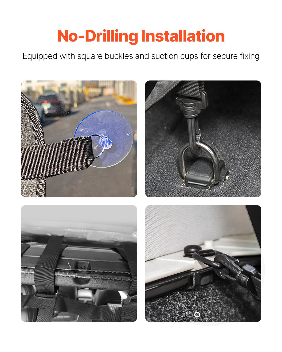 Jeep Wrangler Pet Net Barrier - Durable Mesh for JK 2007-2017, JL 2018-2024, Rear Seat Cargo Protection, Easy Install, Scratch-Resistant