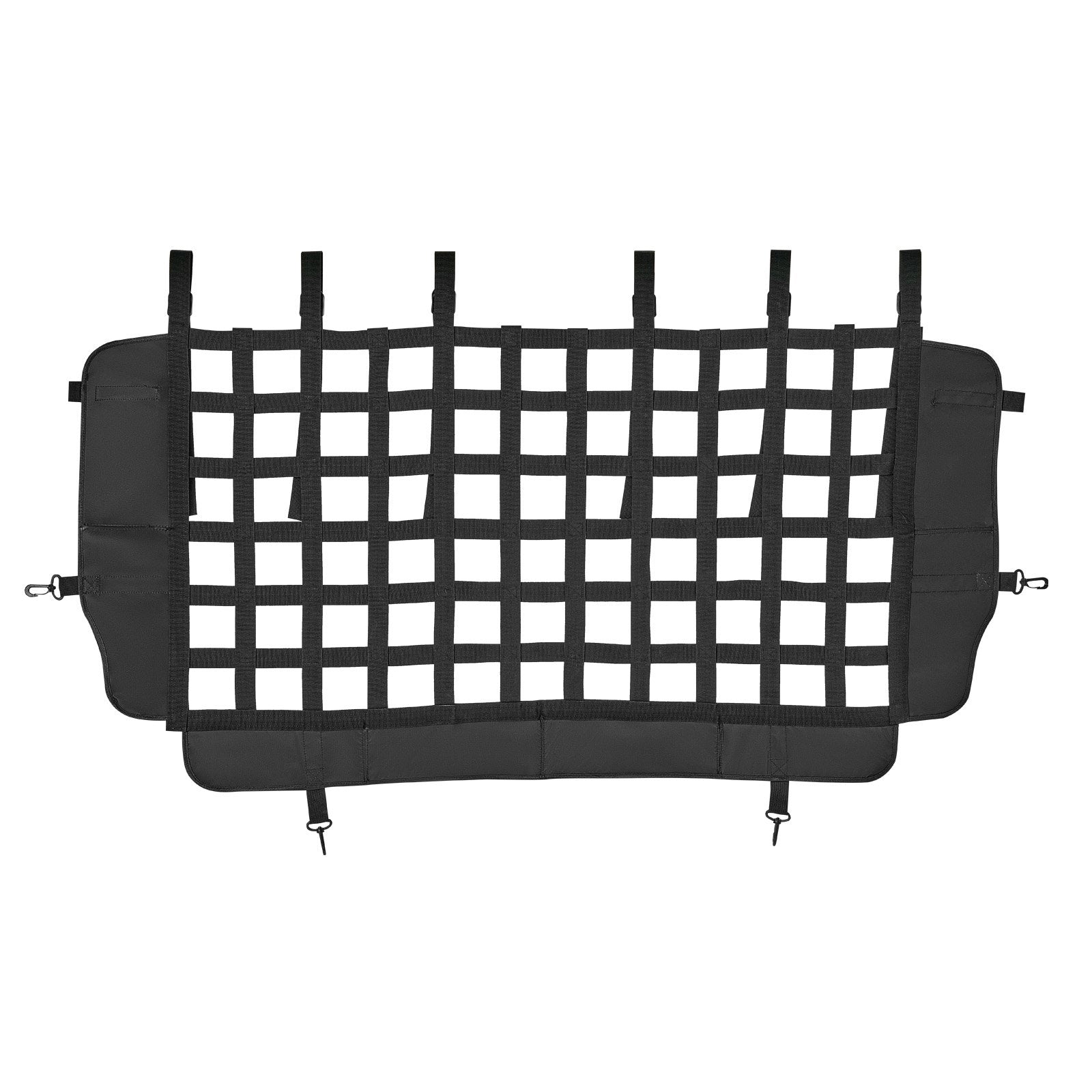 Jeep Wrangler Pet Net Barrier - Durable Mesh for JK 2007-2017, JL 2018-2024, Rear Seat Cargo Protection, Easy Install, Scratch-Resistant