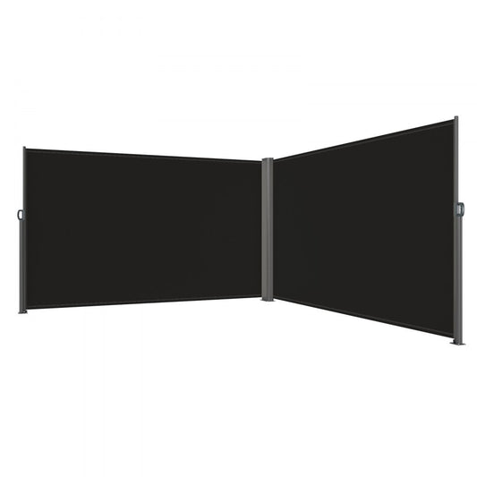 VEVOR Retractable Patio Screen 63inch In Height Retractable Screen 236inch In Length Office Dividers Partition Wall Outdoor Retractable Gate Retractable Fence Outdoor Screens For Patio Privacy
