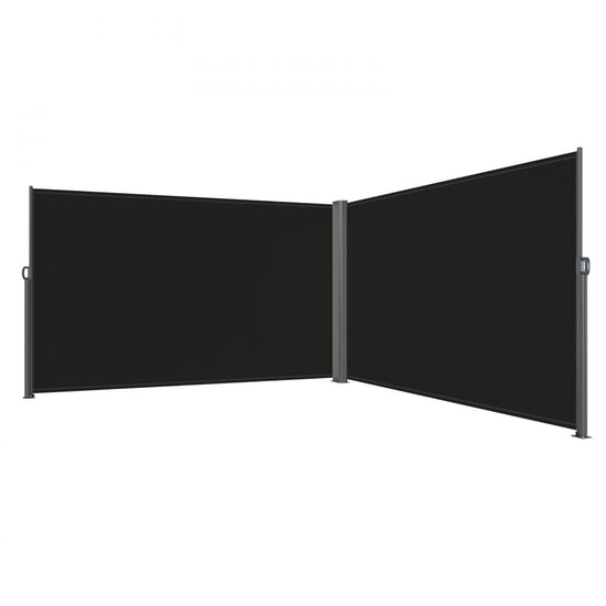 VEVOR Retractable Patio Screen 63inch In Height Retractable Screen 236inch In Length Office Dividers Partition Wall Outdoor Retractable Gate Retractable Fence Outdoor Screens For Patio Privacy