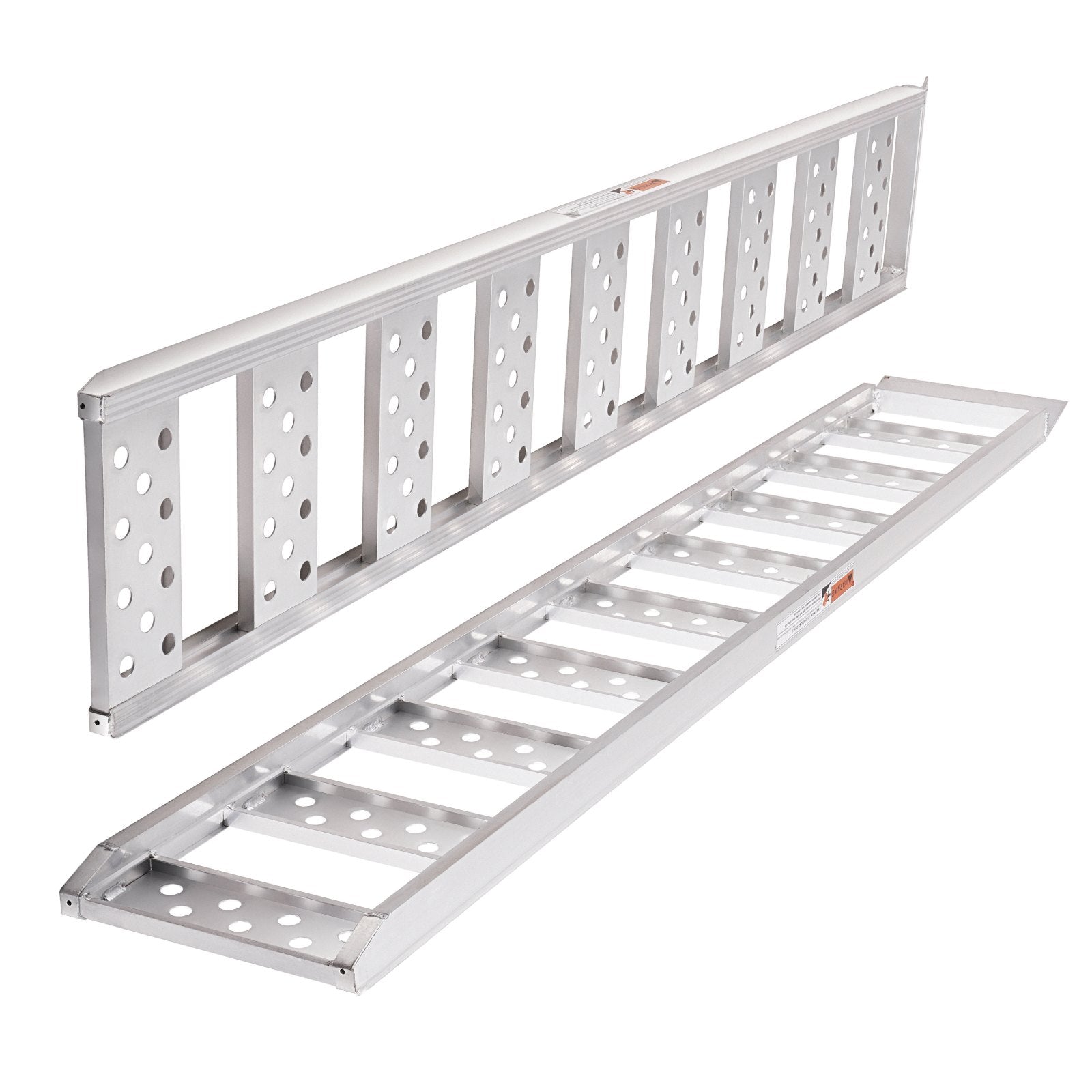 Heavy-Duty Aluminum Loading Ramps, 1250lbs Capacity, Non-Slip Tread with Load Straps for Motorcycles, ATVs, Trucks, Mowers, and More – 78"x12" Portable Ramp Pair for Safe Loading and Unloading